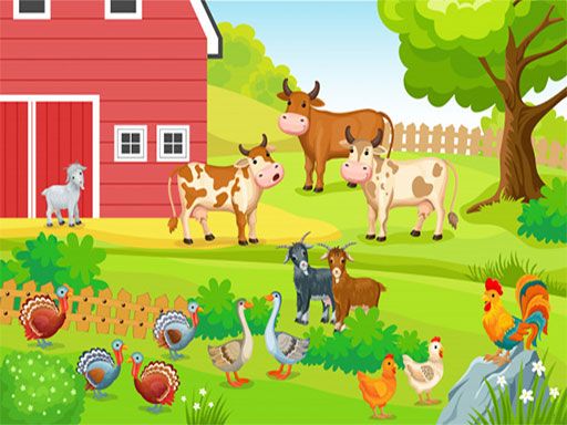 FARM ANIMALS PUZZLES CHALLENGE